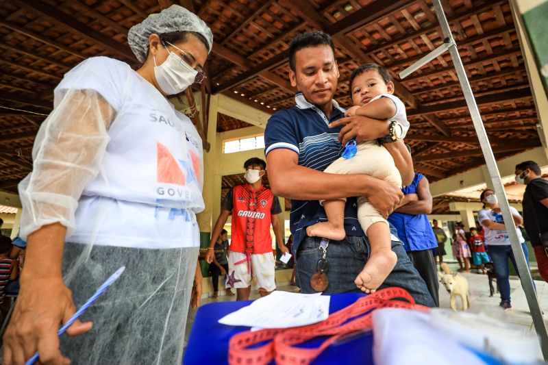 Aldeia Indígena Gaviões Kiykatejê  - Saúde por todo o Pará - Fotos Pedro Guerreiro / AGPARÁ <div class='credito_fotos'>Foto: Pedro Guerreiro / Ag. Pará   |   <a href='/midias/2022/originais/13041_61758862-5309-d52a-40ee-805a17906743.jpg' download><i class='fa-solid fa-download'></i> Download</a></div>