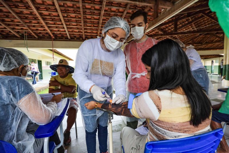 Aldeia Indígena Gaviões Kiykatejê  - Saúde por todo o Pará - Fotos Pedro Guerreiro / AGPARÁ <div class='credito_fotos'>Foto: Pedro Guerreiro / Ag. Pará   |   <a href='/midias/2022/originais/13041_c5933ae5-adea-7534-74be-f888ea6ae56e.jpg' download><i class='fa-solid fa-download'></i> Download</a></div>