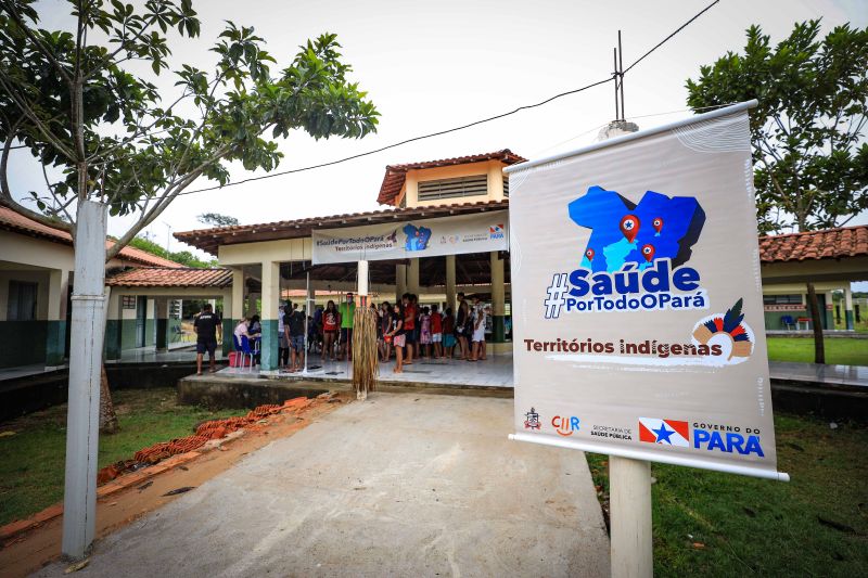 Aldeia Indígena Gaviões Kiykatejê  - Saúde por todo o Pará - Fotos Pedro Guerreiro / AGPARÁ <div class='credito_fotos'>Foto: Pedro Guerreiro / Ag. Pará   |   <a href='/midias/2022/originais/13041_dd451362-f583-5b19-ed7f-656ae6365c71.jpg' download><i class='fa-solid fa-download'></i> Download</a></div>