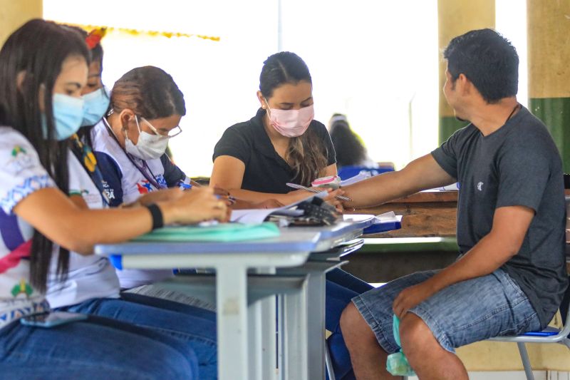 Aldeia Indígena Gaviões Kiykatejê  - Saúde por todo o Pará - Fotos Pedro Guerreiro / AGPARÁ <div class='credito_fotos'>Foto: Pedro Guerreiro / Ag. Pará   |   <a href='/midias/2022/originais/13041_e52476e1-50cd-1c08-c5c0-1009904c674d.jpg' download><i class='fa-solid fa-download'></i> Download</a></div>