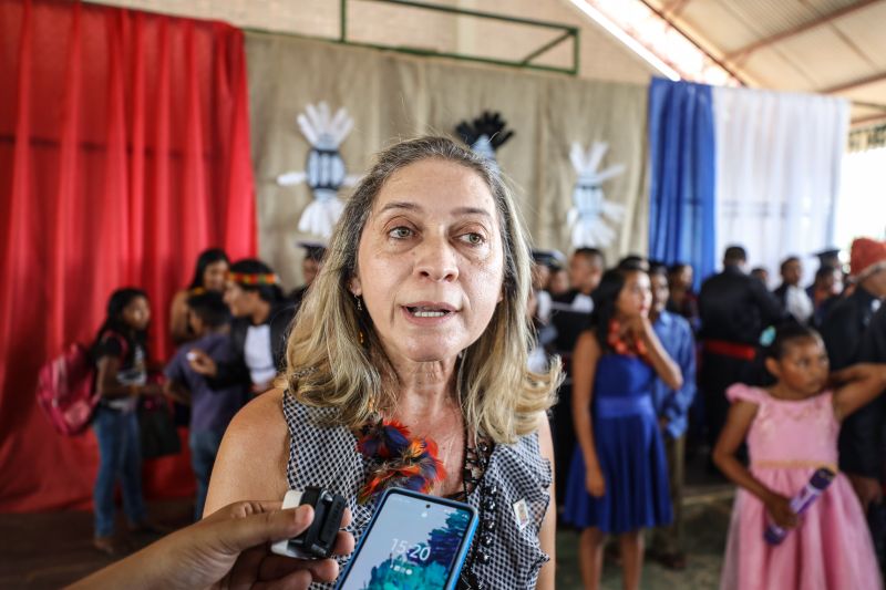 Antônia Zelina - Professora do curso de Licenciatura Intercultural Indígena da UEPA