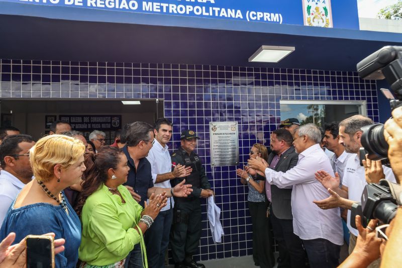 Governador Helder Barbalho Inaugura Quartel do 30º Batalhão de Polícia Militar, em Ananindeua <div class='credito_fotos'>Foto: Marco Santos / Ag. Pará   |   <a href='/midias/2022/originais/14563_0a59d89f-8c76-b21e-3bb3-e3e5244af37e.jpg' download><i class='fa-solid fa-download'></i> Download</a></div>