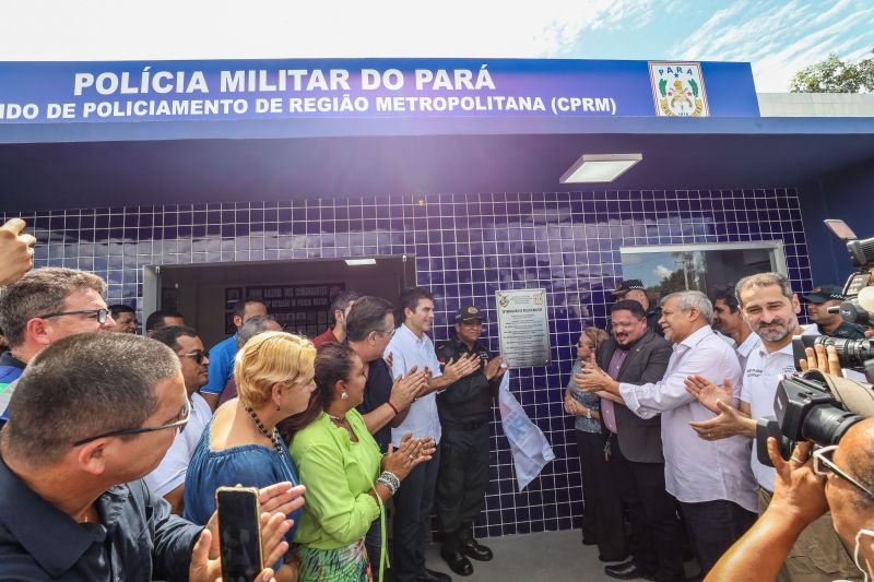 Governador Helder Barbalho Inaugura Quartel do 30º Batalhão de Polícia Militar, em Ananindeua <div class='credito_fotos'>Foto: Marco Santos / Ag. Pará   |   <a href='/midias/2022/originais/14563_56bbbd2b-93cb-9625-00dd-1c5196aaa10f.jpg' download><i class='fa-solid fa-download'></i> Download</a></div>