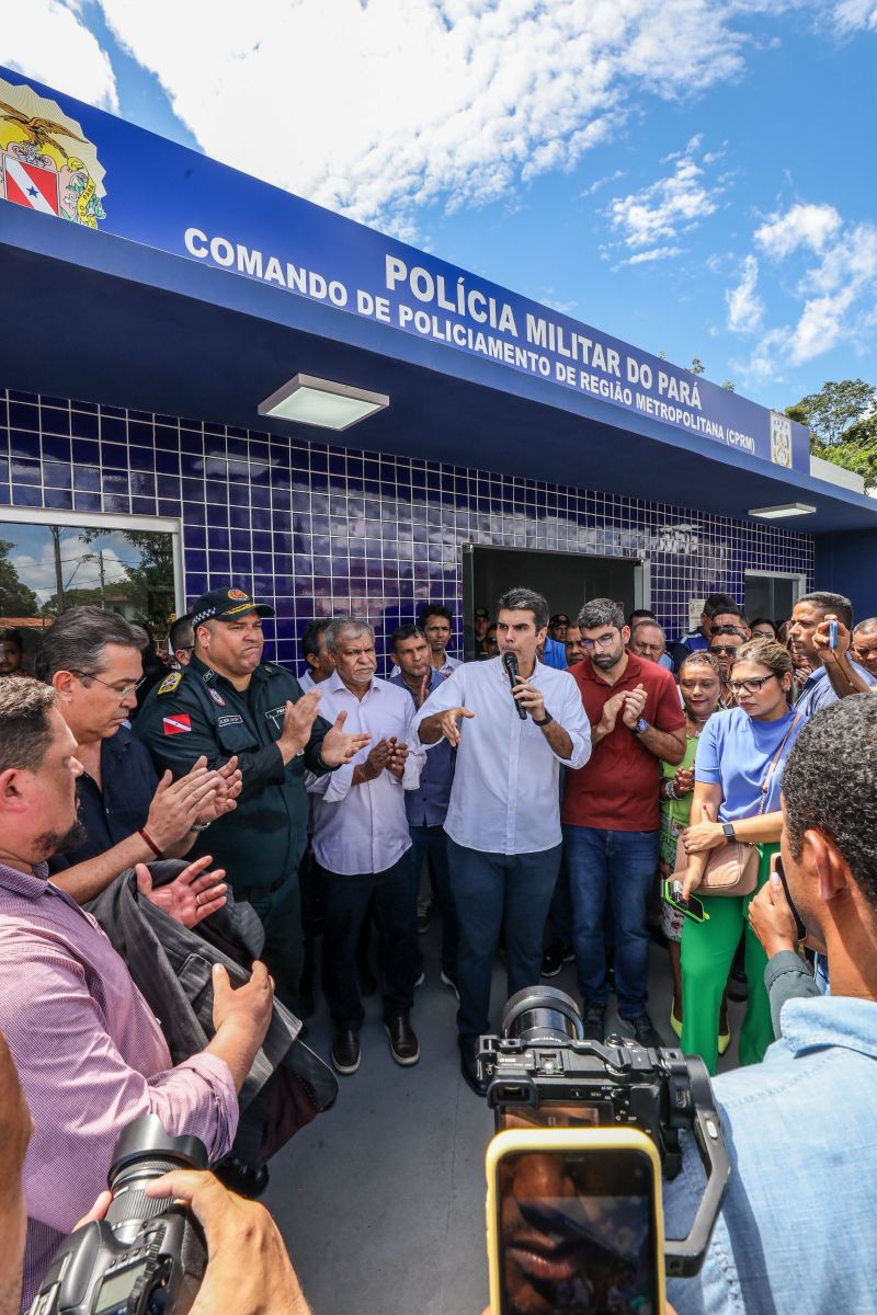 Governador Helder Barbalho Inaugura Quartel do 30º Batalhão de Polícia Militar, em Ananindeua <div class='credito_fotos'>Foto: Marco Santos / Ag. Pará   |   <a href='/midias/2022/originais/14563_5864337c-2c06-9f1b-4ea1-2267f8e5c424.jpg' download><i class='fa-solid fa-download'></i> Download</a></div>