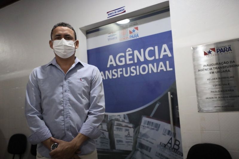 Genildo Tome dos Santos, diretor do Hospital municipal de urUará  <div class='credito_fotos'>Foto: Pedro Guerreiro / Ag. Pará   |   <a href='/midias/2022/originais/14695_d7152e67-ff19-b5b2-9abc-7ee6a71ec364.jpg' download><i class='fa-solid fa-download'></i> Download</a></div>