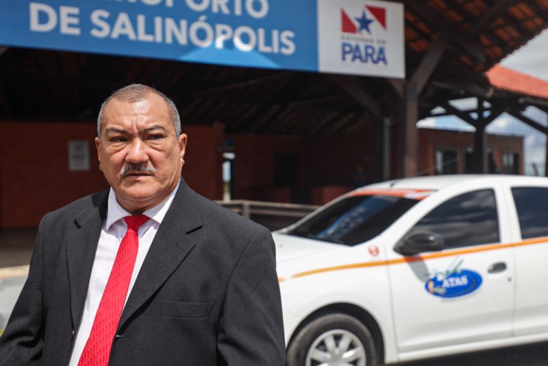 Coordenador associação dos taxistas do aeroporto de Salinópolis, Pedro da Silva