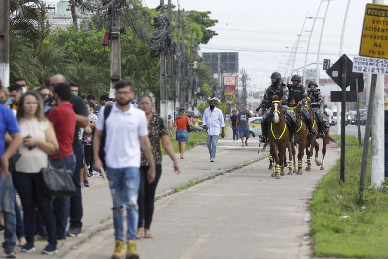 Cavalaria PM <div class='credito_fotos'>Foto: Pedro Guerreiro / Ag. Pará   |   <a href='/midias/2022/originais/14852_a8f8273c-a76b-bf28-dae8-ef787dde7924.jpg' download><i class='fa-solid fa-download'></i> Download</a></div>