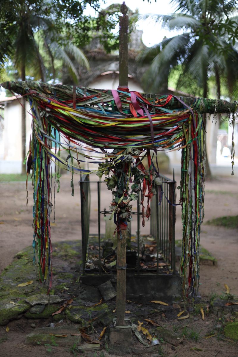 Obra de recuperação do Cemitério da Soledade, necrópole pública fundada em 1850, devido epidemia de febre amarela do século XIX, situado no bairro de Batista Campos na cidade paraense de Belém (estado brasileiro do Pará). <div class='credito_fotos'>Foto: David Alves / Ag.Pará   |   <a href='/midias/2022/originais/14905_179cc03b-54e0-2192-3b65-0783c5234590.jpg' download><i class='fa-solid fa-download'></i> Download</a></div>