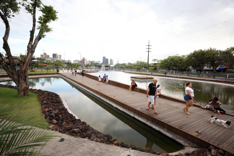 Porto do futuro, o parque localizado em frente ao terminal hidroviário de Belém, integra a área portuária da capital paraense. <div class='credito_fotos'>Foto: Bruno Cecim / Ag.Pará   |   <a href='/midias/2022/originais/14911_7b6db242-7430-806c-ac3a-7d7ecf9181d7.jpg' download><i class='fa-solid fa-download'></i> Download</a></div>