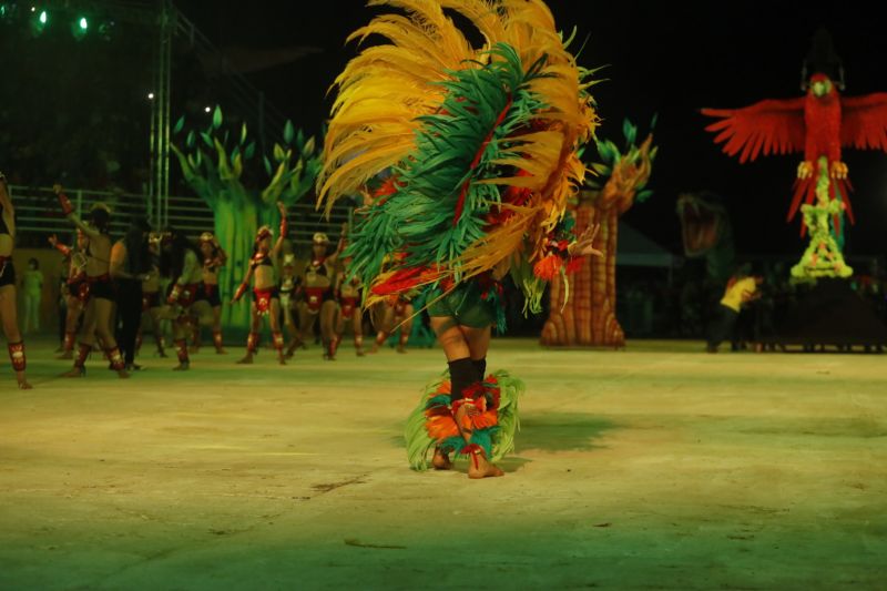 O Festival das Tribos Indígenas de Juruti ou Festribal (termo relativo a tribos) é uma festa cultural realizada sempre no último fim de semana do mês de julho ou início de agosto na cidade de Juruti, oeste do Pará. Resgata em forma de espetáculo a cultura indígena nativa da cidade. Uma das maiores manifestações culturais da Amazônia. O palco das apresentações é o Tribódromo, arena onde as tribos se apresentam. No tribódromo as tribos Muirapinima (vermelho e azul) e Munduruku (vermelho e amarelo) se enfrentam pela conquista de mais um título. <div class='credito_fotos'>Foto: Alex Ribeiro / Ag. Pará   |   <a href='/midias/2022/originais/14947_27e20b27-b486-7c69-c68a-88f56051b8c8.jpg' download><i class='fa-solid fa-download'></i> Download</a></div>