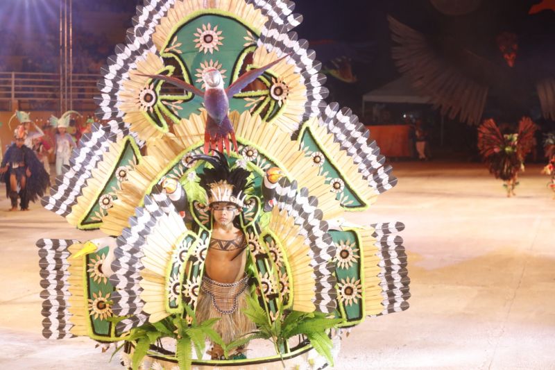 O Festival das Tribos Indígenas de Juruti ou Festribal (termo relativo a tribos) é uma festa cultural realizada sempre no último fim de semana do mês de julho ou início de agosto na cidade de Juruti, oeste do Pará. Resgata em forma de espetáculo a cultura indígena nativa da cidade. Uma das maiores manifestações culturais da Amazônia. O palco das apresentações é o Tribódromo, arena onde as tribos se apresentam. No tribódromo as tribos Muirapinima (vermelho e azul) e Munduruku (vermelho e amarelo) se enfrentam pela conquista de mais um título. <div class='credito_fotos'>Foto: Alex Ribeiro / Ag. Pará   |   <a href='/midias/2022/originais/14947_67d48f73-8d33-039d-db09-9a2a8858f874.jpg' download><i class='fa-solid fa-download'></i> Download</a></div>