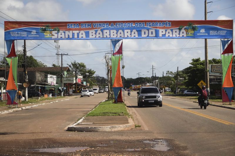 Santa Bárbara do Pará é um município brasileiro do estado do Pará, situado na região metropolitana de Belém. <div class='credito_fotos'>Foto: Pedro Guerreiro / Ag. Pará   |   <a href='/midias/2022/originais/14962_af8a95c4-90d5-766b-f7b2-9ddd7e8b4275.jpg' download><i class='fa-solid fa-download'></i> Download</a></div>
