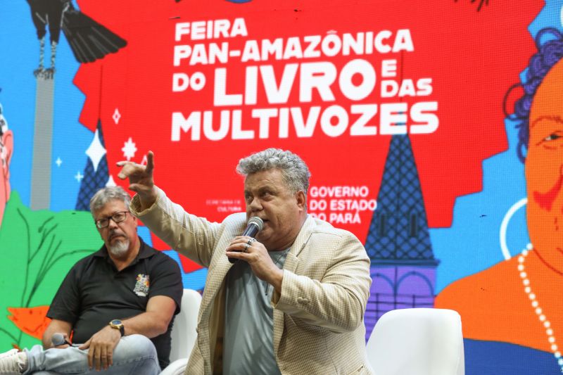 ESPAÇO MULTI VOZES - FEIRA DO LIVRO - BATE PAPO COM MILTON CUNHA E CLAUDIA PALHETA - FOTOS MARCELO SEABRA/AGPARA <div class='credito_fotos'>Foto: Marcelo Seabra / Ag. Pará   |   <a href='/midias/2022/originais/15060_96e3e0ec-0f6e-08d8-0c8c-445d9d061cd0.jpg' download><i class='fa-solid fa-download'></i> Download</a></div>