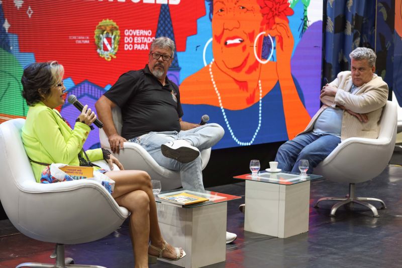 ESPAÇO MULTI VOZES - FEIRA DO LIVRO - BATE PAPO COM MILTON CUNHA E CLAUDIA PALHETA - FOTOS MARCELO SEABRA/AGPARA <div class='credito_fotos'>Foto: Marcelo Seabra / Ag. Pará   |   <a href='/midias/2022/originais/15060_c905ff9a-f47f-c4e5-ebf0-e9643bc0bc3f.jpg' download><i class='fa-solid fa-download'></i> Download</a></div>