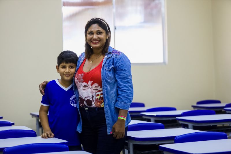 Maria Santana e Izaque David, 3° ano <div class='credito_fotos'>Foto: Rodrigo Pinheiro / Ag.Pará   |   <a href='/midias/2022/originais/15328_e6335016-fa49-f416-22d0-dd171b94f43d.jpg' download><i class='fa-solid fa-download'></i> Download</a></div>