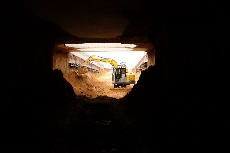 Obras Passagem inferior - Túnel Marituba - Fotos Pedro Guerreiro <div class='credito_fotos'>Foto: Pedro Guerreiro / Ag. Pará   |   <a href='/midias/2022/originais/15482_42bde6e3-509a-e745-67c6-90ae6800f294.jpg' download><i class='fa-solid fa-download'></i> Download</a></div>