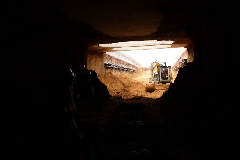 Obras Passagem inferior - Túnel Marituba - Fotos Pedro Guerreiro <div class='credito_fotos'>Foto: Pedro Guerreiro / Ag. Pará   |   <a href='/midias/2022/originais/15482_7c0f0004-057d-0141-b5a3-e0ed785a5079.jpg' download><i class='fa-solid fa-download'></i> Download</a></div>