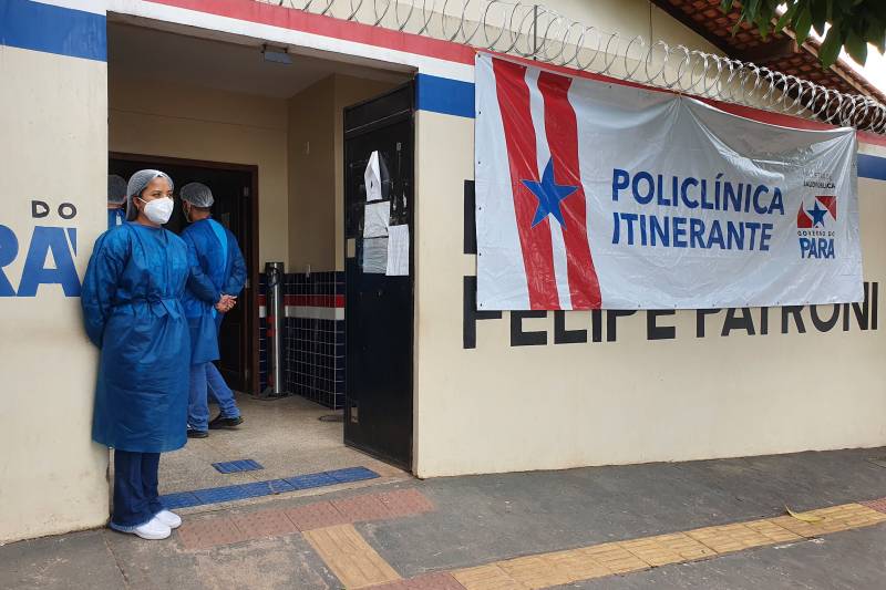 População tem acesso à testagem e consultas na Poli Itinerante