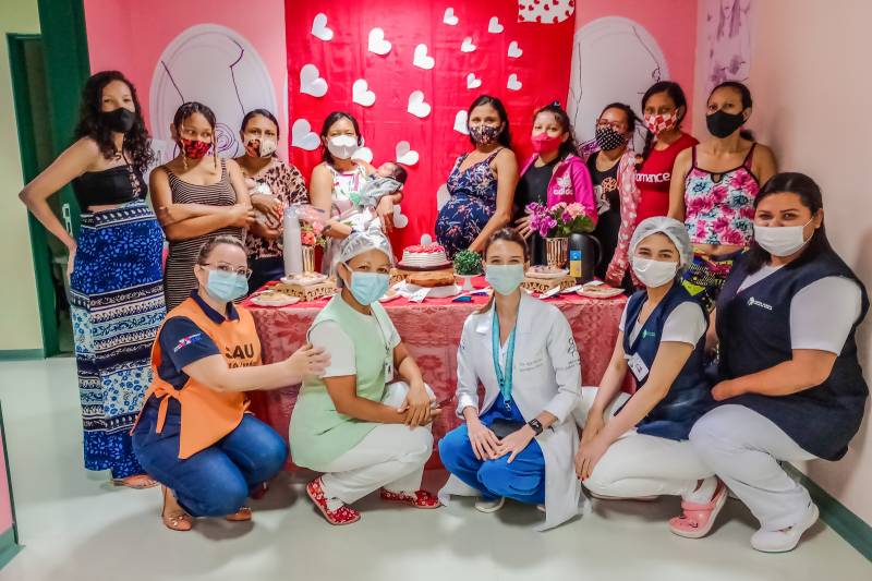  Café especial no Espaço da Gestante, para as mães em atendimento.