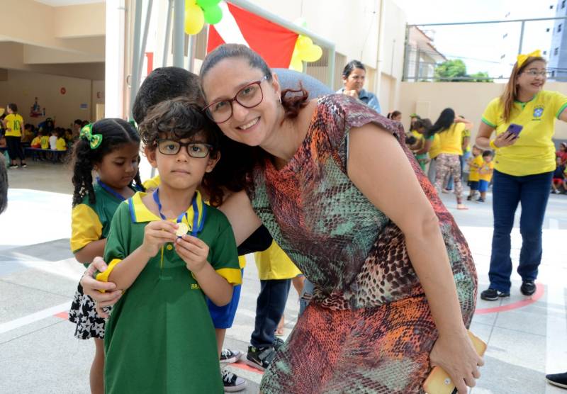 Celeste Iglesias e seu filho