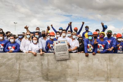 galeria: Estado entrega Obras no Canal do Tucunduba e autoriza serviços de macrodrenagem