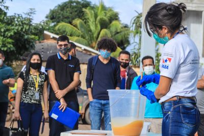 notícia: Semas realiza oficinas de reutilização de óleo de cozinha e compostagem para técnicos da região Xingu 
