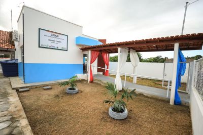 notícia: Governo constrói e entrega prédio do CRAS de Chaves, no Marajó