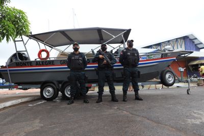 galeria: Governo entrega lancha para reforçar o policiamento fluvial em Monte Alegre