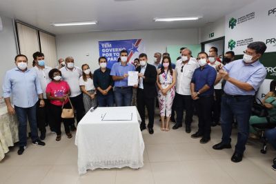 galeria: Em Marabá Governador assina Os para Ampliação da ala de tratamento de câncer