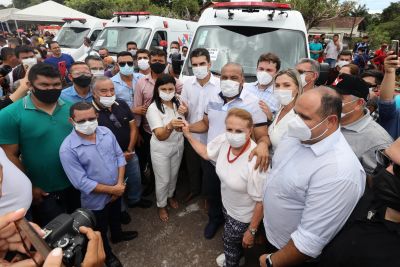 galeria: Entrega 3 novas ambulâncias para reforçar o atendimento dos municípios de Magalhães Barata, Maracanã e Igarapé-Açu