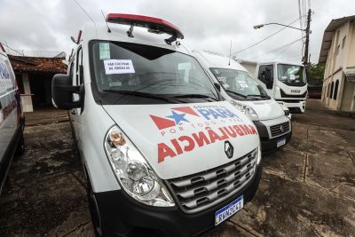 notícia: Santo Antônio do Tauá e São Caetano de Odivelas recebem ambulâncias