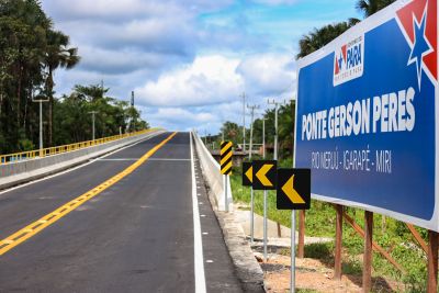 galeria: Obra - 1 mês da Ponte sob o rio Meruu Gerson Perez