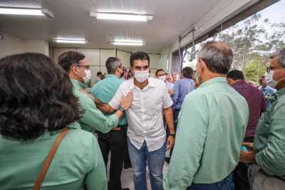 galeria: GOVERNADOR Helder Barbalho da cerimônia de assinatura de contratos pela empresa Vale para a implantação do projeto TecnoRed, em Marabá