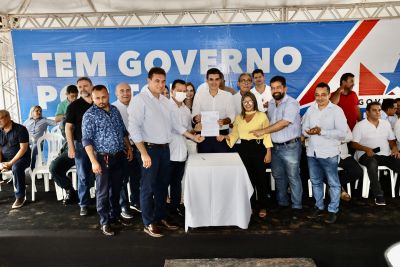 notícia: Governo do Pará assina convênios na área de esporte e lazer para Mojuí dos Campos