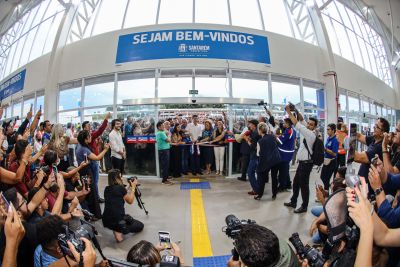 galeria: Gov Helder Barbalho inaugura terminal hidroviário de Santarém