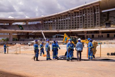 notícia: Obras no estádio Olímpico 'Mangueirão' chegam a 68% de serviços executados 