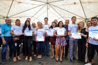 notícia: Em Bragança, Governo do Estado certifica 80 alunos do programa "Qualifica Pará"