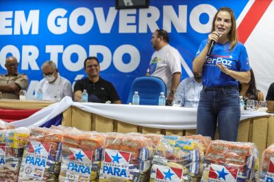 notícia: Governo do Pará entrega mais de 800 cestas de ajuda humanitária para moradores atingidos pelas chuvas em Oriximiná
