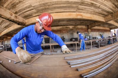 notícia: Em Santarém, Estádio Colosso do Tapajós passa por obras de reconstrução e ampliação