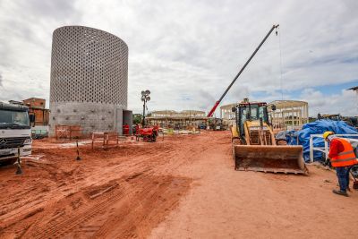 galeria: Governador Helder Barbalho em visita às obras da usina da paz do Jurunas