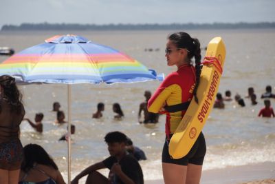 notícia: Corpo de Bombeiros do Pará realiza ação preventiva em praias e balneários durante o feriado prolongado