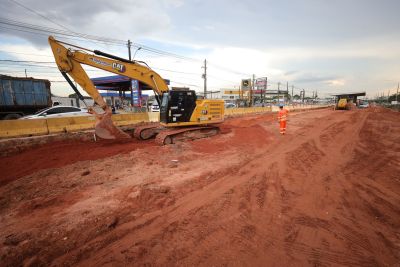 galeria: Governador visita obras do BRT