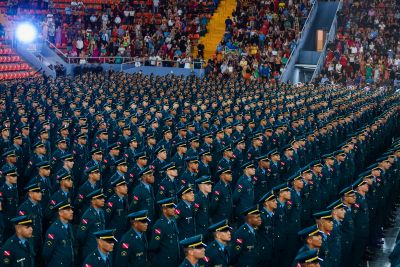 notícia: Polícias Civil e Militar recebem reforços históricos com o ingresso de mais de 3 mil novos agentes