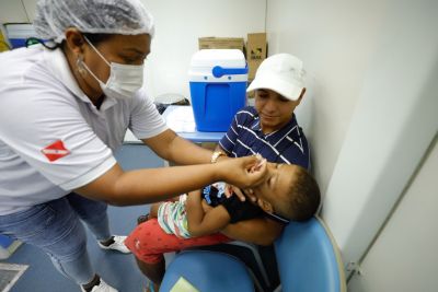 notícia: Estado apoia municípios no 'Dia D' da vacinação contra a poliomielite no Pará