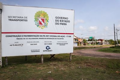galeria: Governo do Estado entrega a PA- 407, a vicinal Açaí, no município de Igarapé-Miri