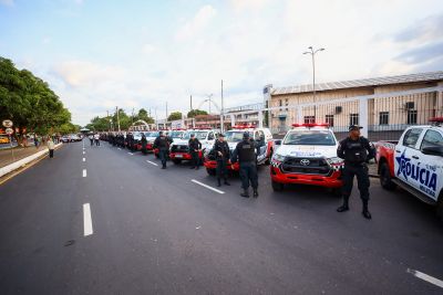 galeria: Entrega de viaturas para a Polícia Militar, em Ananindeua