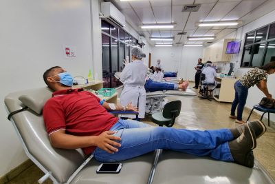 galeria: Servidores da Secretaria Regional de Governo participam da Gincana “Instituição Cidadã: todos doando sangue” do Hemopa