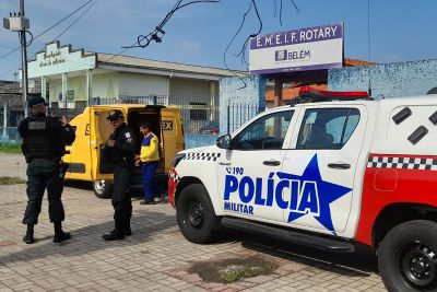 galeria: Forças de segurança garantem tranquilidade na distribuição dos malotes de provas do Enem 2022
