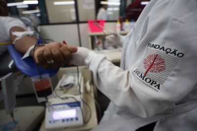 notícia: Hemopa funciona para coleta de sangue durante exibição dos jogos do Brasil na Copa