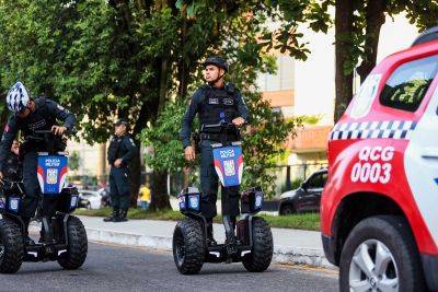 notícia: Segurança pública é reforçada em áreas de intensa movimentação comercial 